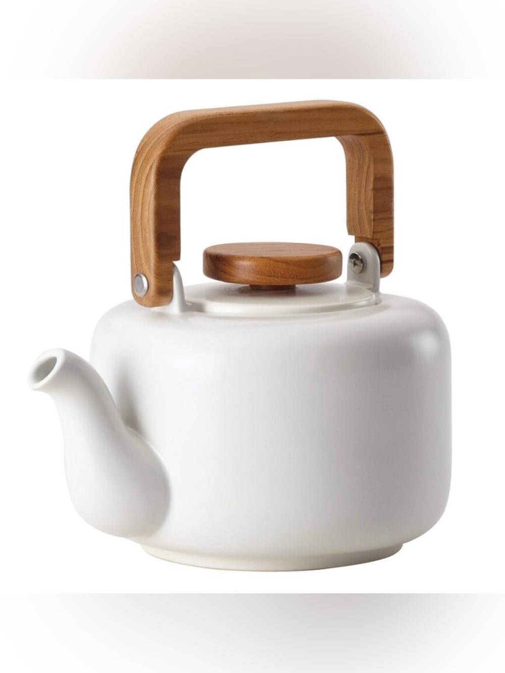 BonJour Ceramic 8-Cup Teapot in Matte White